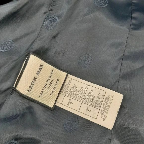 Easton Neston Studio Leon Max Limited Edition Houndstooth Blazer Size 0 - Picture 6 of 7